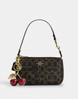 Nolita 19 In Loved Signature Canvas With Charms (Gold/Brown)