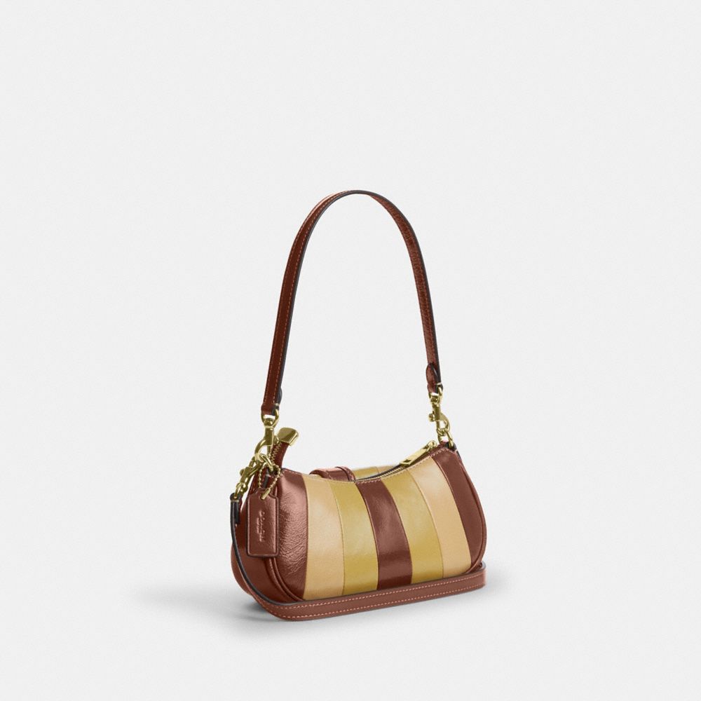 Ashton Mini Shoulder Bag (Gold/Redwood Multi)