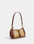 Ashton Mini Shoulder Bag (Gold/Redwood Multi)