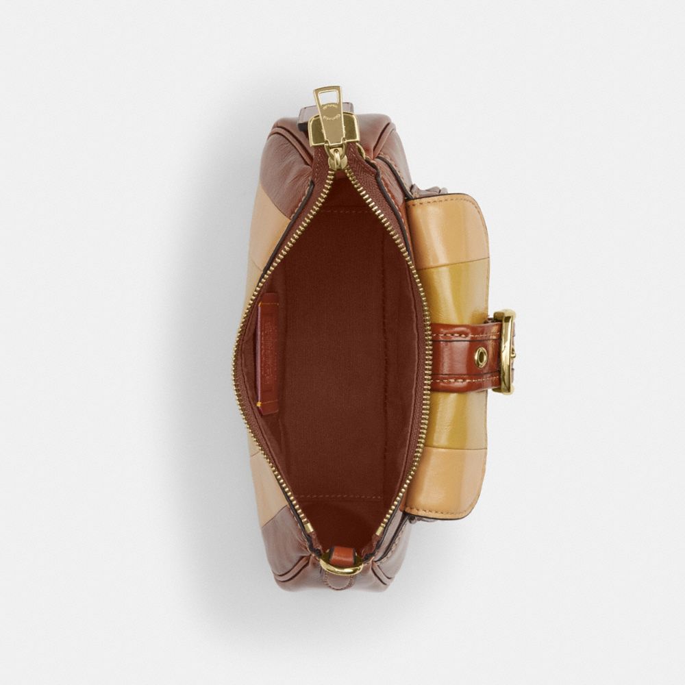 Ashton Mini Shoulder Bag (Gold/Redwood Multi)