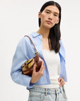 Ashton Mini Shoulder Bag (Gold/Redwood Multi)