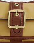 Ashton Mini Shoulder Bag (Gold/Redwood Multi)