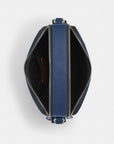 Graham Crossbody Bag With Car Print (Silver/Deep Blue Multi)