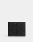 3-In-1 Wallet In Signature Leather (Black)