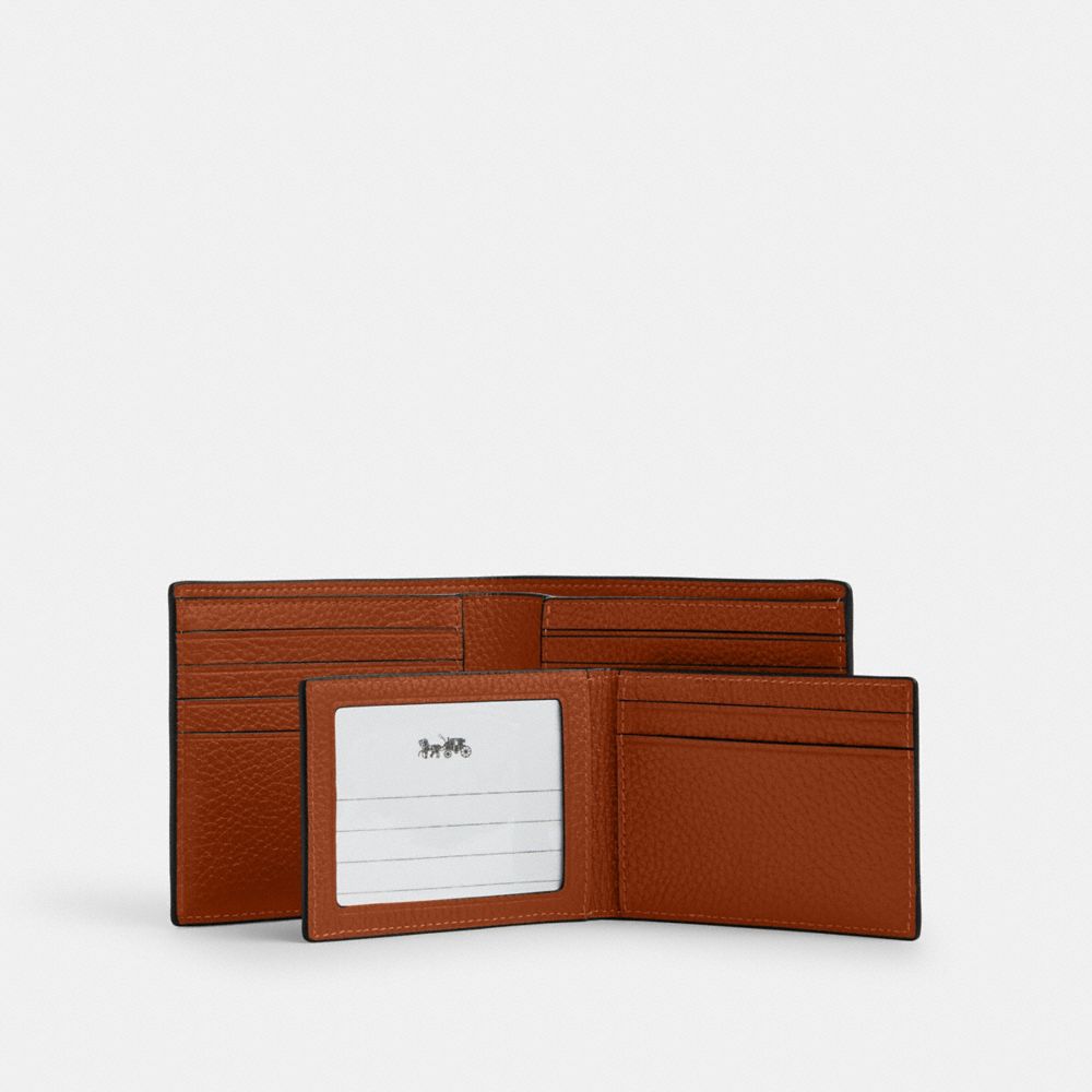 3-In-1 Wallet (Amber Brown)