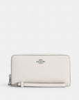 Long Zip Around Wallet (Silver/Chalk)