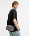 Graham Crossbody Bag (Silver/Graphite)