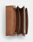 Mini Klare Crossbody Bag In Signature Canvas (Silver/Sand/Taupe)