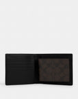 Boxed 3-In-1 Wallet Gift Set In Signature Canvas (Gunmetal/Walnut/Black)