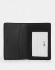 Id Wallet In Signature Canvas (Tan & Black)