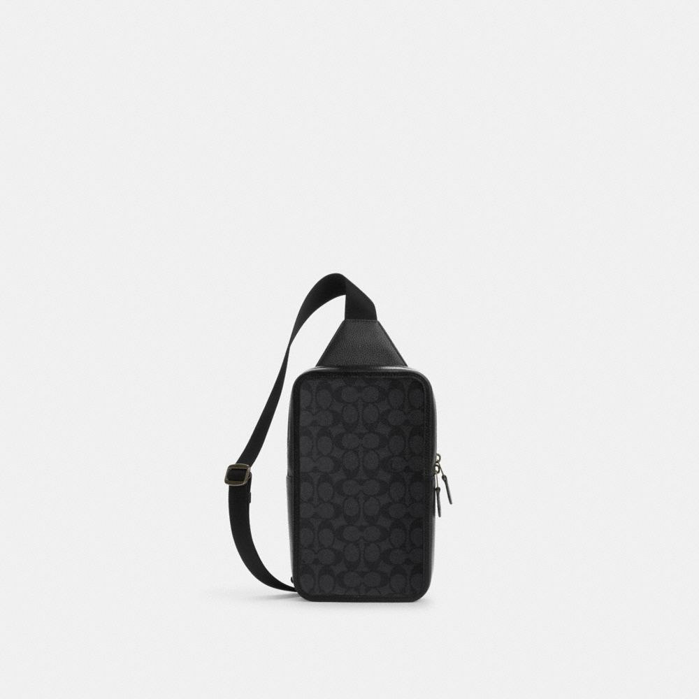 Sullivan Pack In Signature Canvas (Gunmetal/Charcoal/Black)