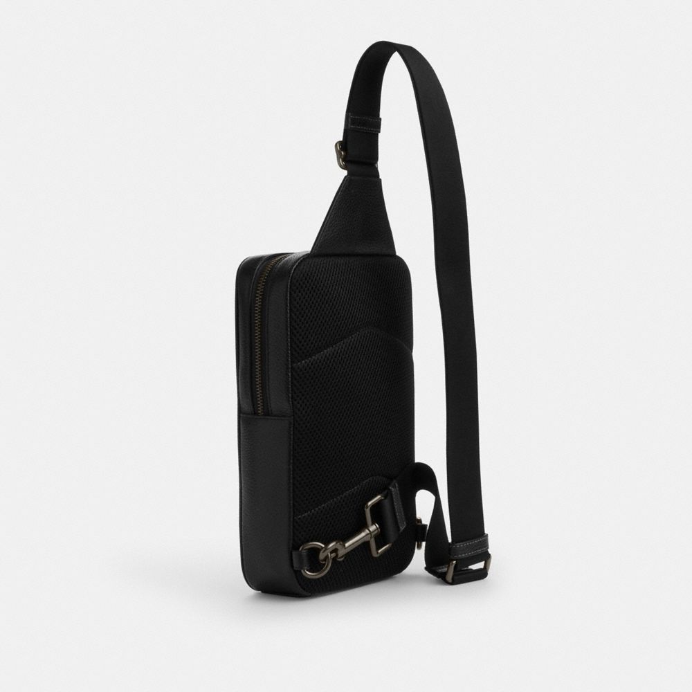 Sullivan Pack In Signature Canvas (Gunmetal/Charcoal/Black)