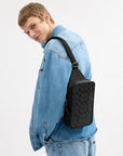 Sullivan Pack In Signature Canvas (Gunmetal/Charcoal/Black)