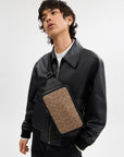 Sullivan Pack In Signature Canvas (Gunmetal/Tan/Black)