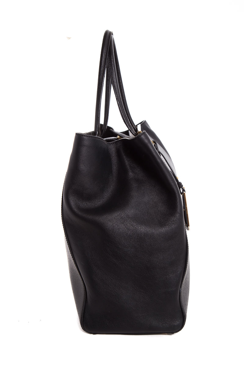 FNDI Black Sac Du Jour Large Handbag