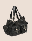 CHRISTIAN DOR BLACK DORISSIMO STREET CHIC POCKET SATCHEL