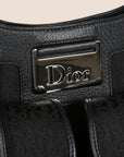 CHRISTIAN DOR BLACK CANVAS STREET CHIC MULTIPOCKET BAG
