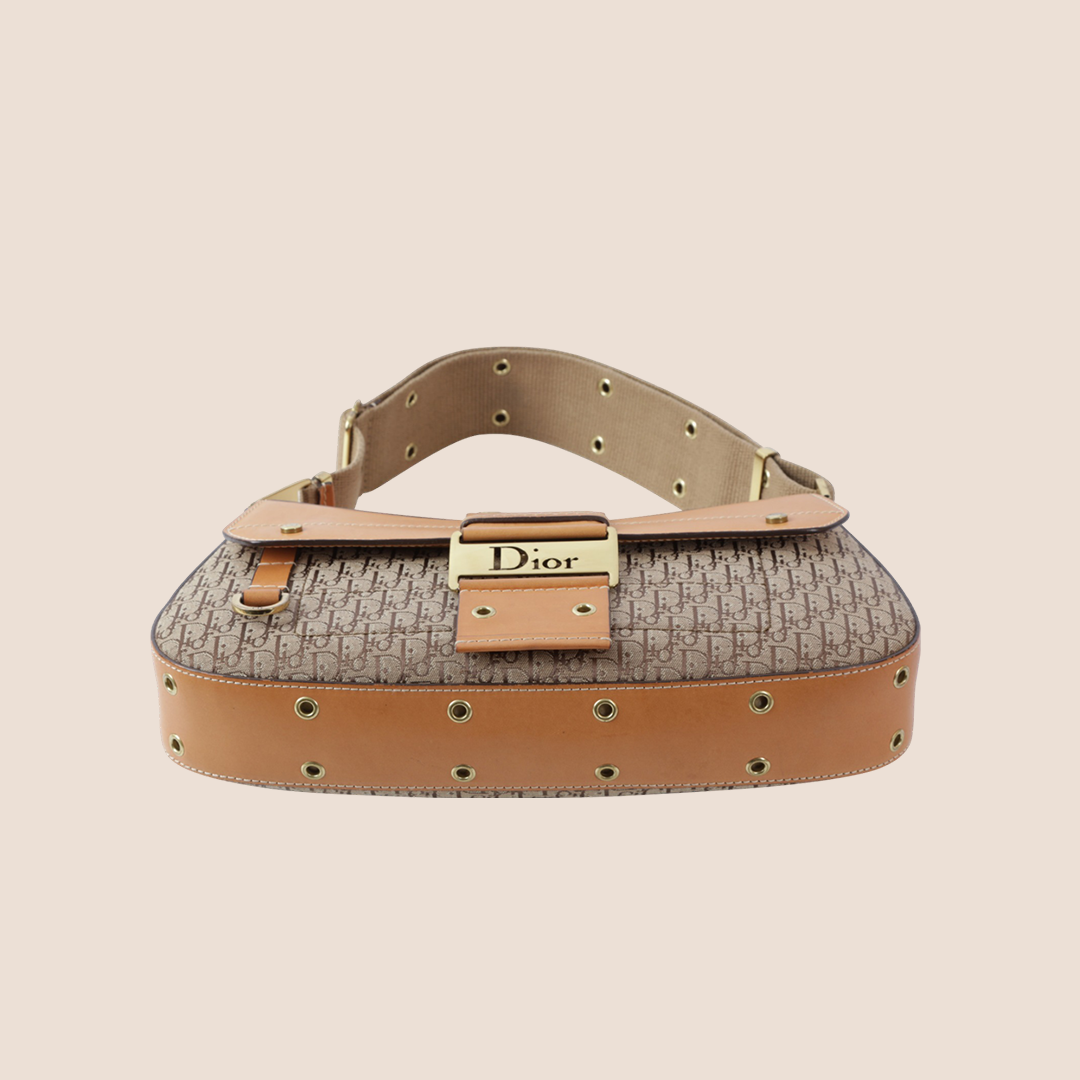 CHRISTIAN DOR BEIGE DORISSIMO STREET CHIC COLUMBUS BAG