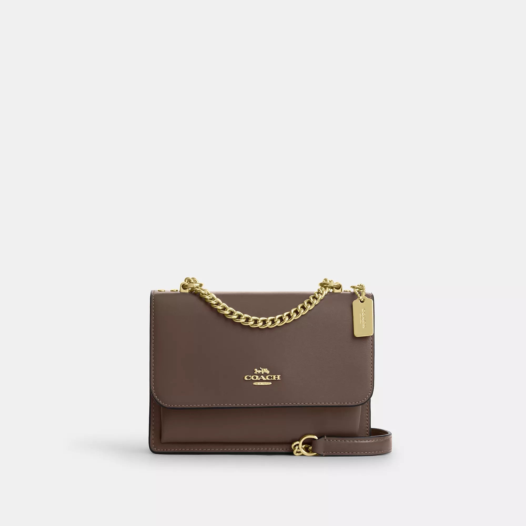 Mini Klare Crossbody Bag (Gold/Dark Stone)