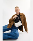 Laurel Small Shoulder Bag (Dark Stone)