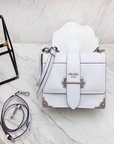 PRD Cahier Calf Leather Bag White