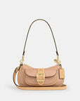 Ashton Mini Shoulder Bag In Signature Leather (Gold/Faded Blush)
