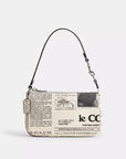 Nolita 19 With Newspaper Print (Silver/Chalk)
