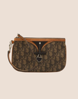 CHRISTIAN DOR BROWN ROMANTIQUE MINI SHOULDER BAG