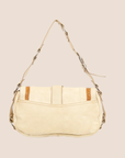 CHRISTIAN DOR NEUTRAL BEIGE GAUCHO SHOULDER BAG