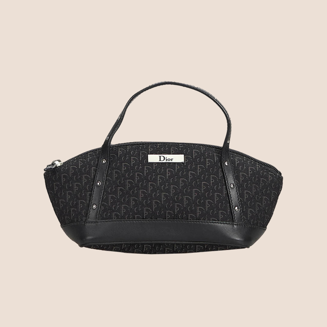 CHRISTIAN DOR BLACK MINI TROTTER EVERYDAY BAG