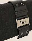 CHRISTIAN DOR BLACK TROTTER STREET CHIC OPERA CROSSBODY CLUTCH