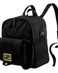 FNDI Baguette Logo Black Nylon Backpack 8BZ048