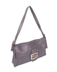 FNDI Large Leather Baguette Bag
