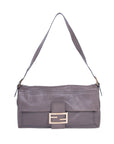 FNDI Large Leather Baguette Bag