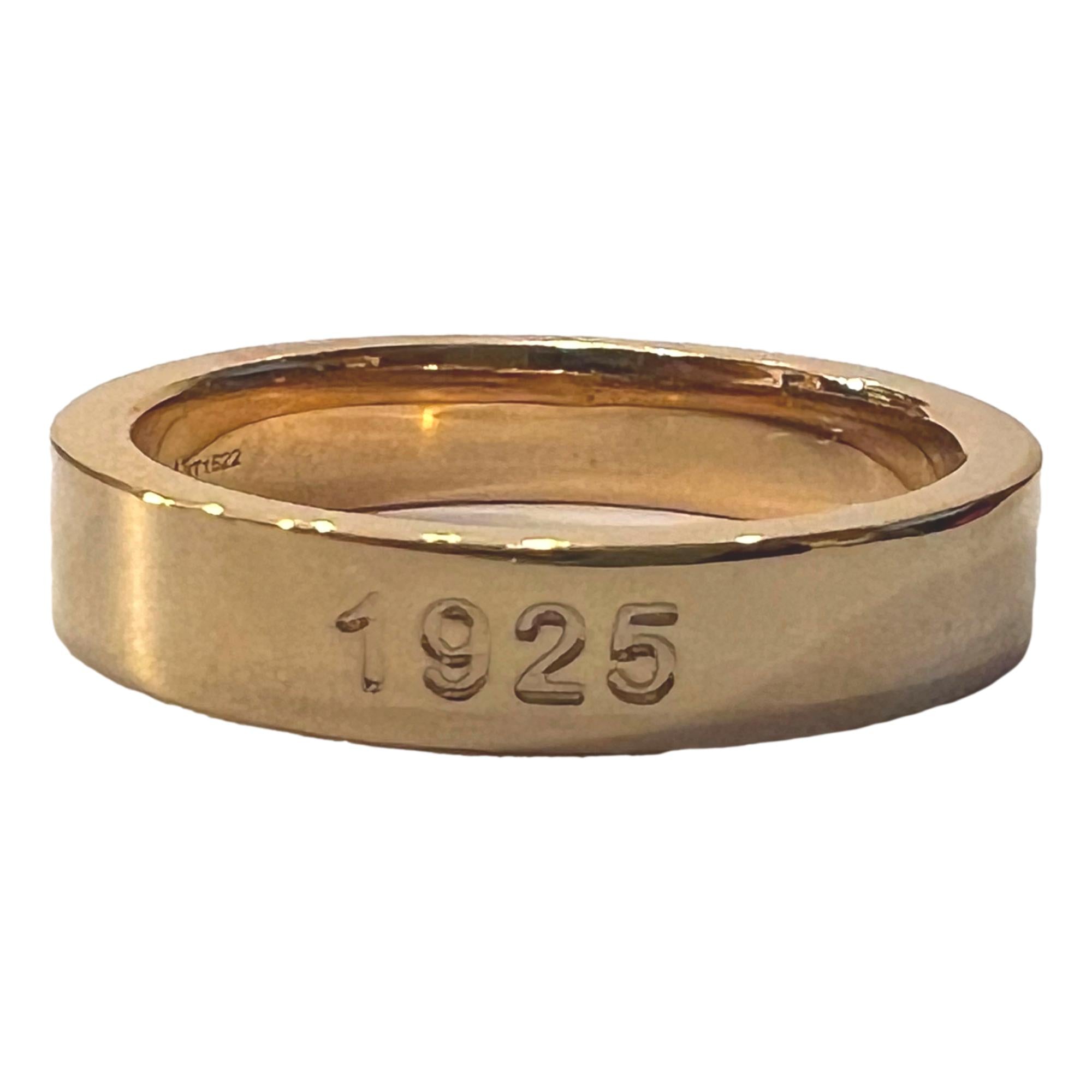 FNDI Master Key Pendant Gold Finish Metal Medium Fashion Ring