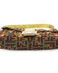 FNDI Floral Beaded Zucca Mini Baguette