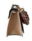 FNDI Kan I F Embroidered Leather Bag