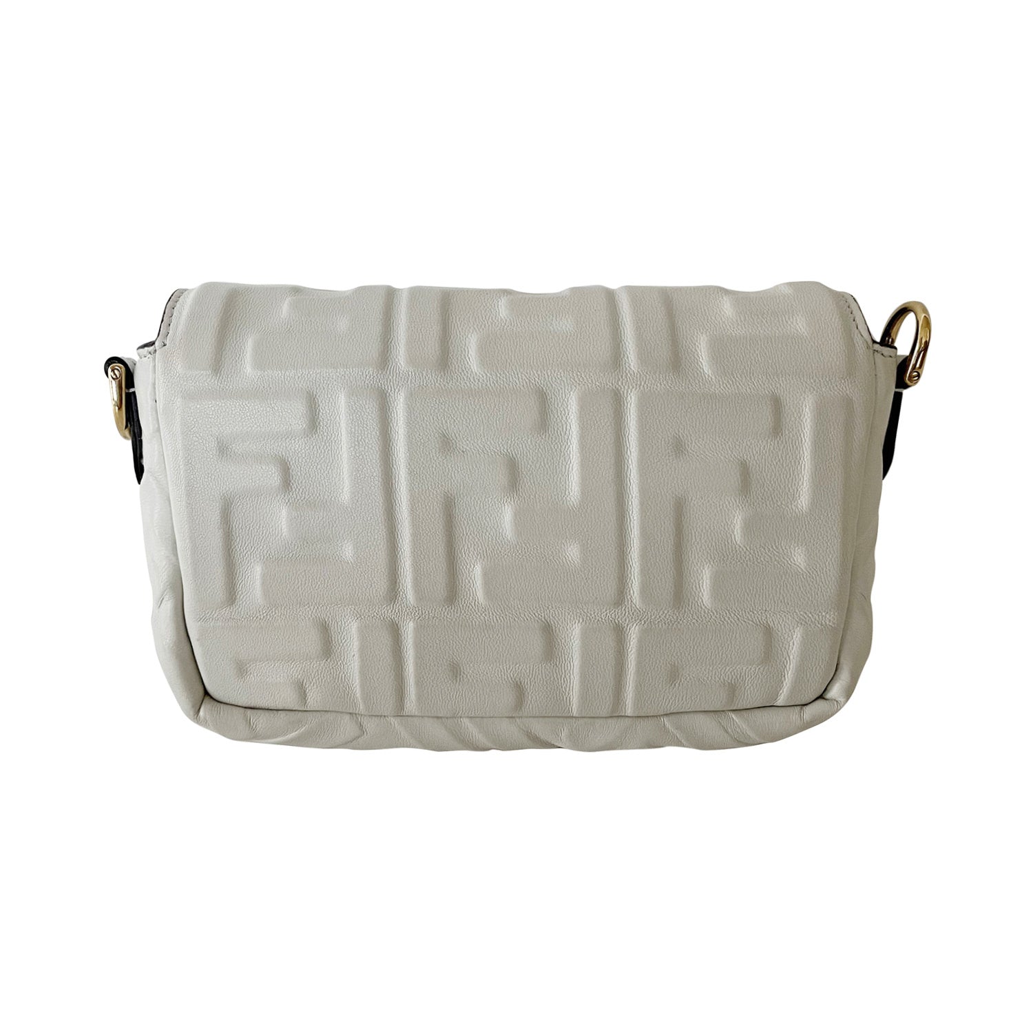 FNDI Leather Mini Iconic Baguette