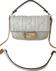 FNDI Leather Mini Iconic Baguette