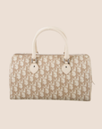 CHRISTIAN DOR DORISSIMO FLORAL EMBROIDERED BOSTON BAG