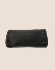 CHRISTIAN DOR BLACK LEATHER FRAME BAG