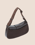 CHRISTIAN DOR BROWN STREET CHIC COLUMBUS SHOULDER BAG