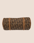 CHRISTIAN DOR BROWN ROMANTIQUE BARREL BAG