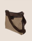 CHRISTIAN DOR BROWN STREET CHIC DORISSIMO MESSENGER BAG