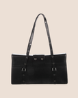 CHRISTIAN DOR BLACK STREET CHIC BOXY SHOULDER BAG