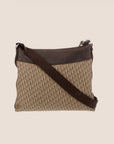 CHRISTIAN DOR BROWN STREET CHIC DORISSIMO MESSENGER BAG