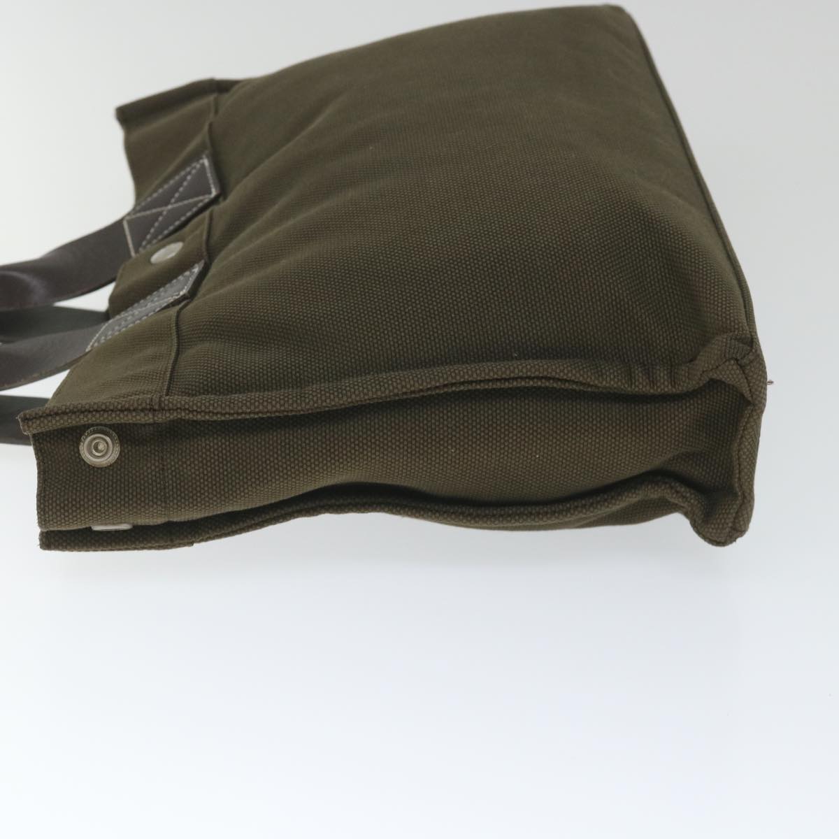 BBERRY Blue Label Tote Bag Canvas Khaki Auth hk