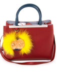 FNDI 2Jours Petite Embellished Leather Tote
