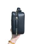 CHNL Black Vanity Case Medium Size GoldHardwere