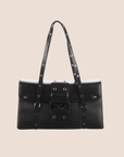 CHRISTIAN DOR BLACK STREET CHIC BOXY SHOULDER BAG